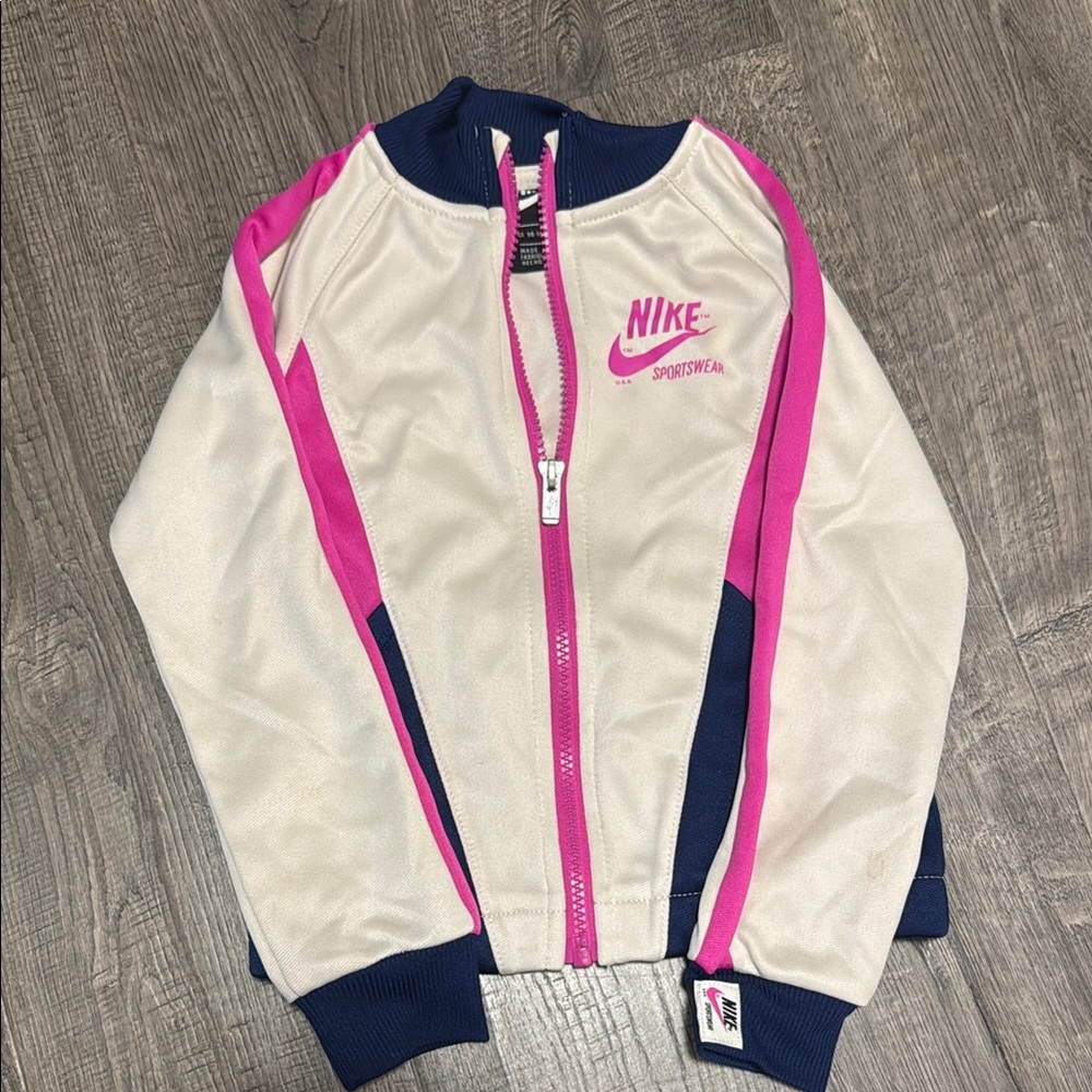 Nike Sportswear Jacket - White and Pink